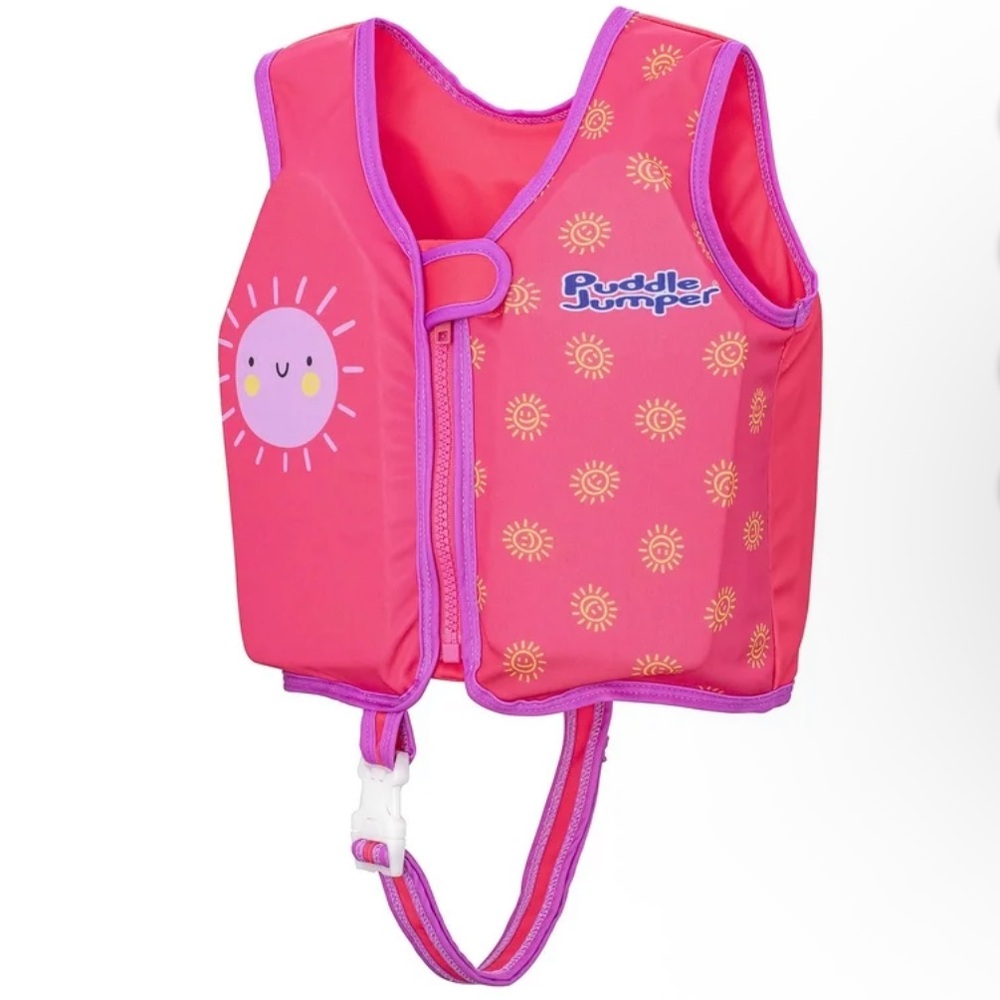 Two Puddle Jumper Life Jackets/Life Vests- (1 Pink & 1 Blue)